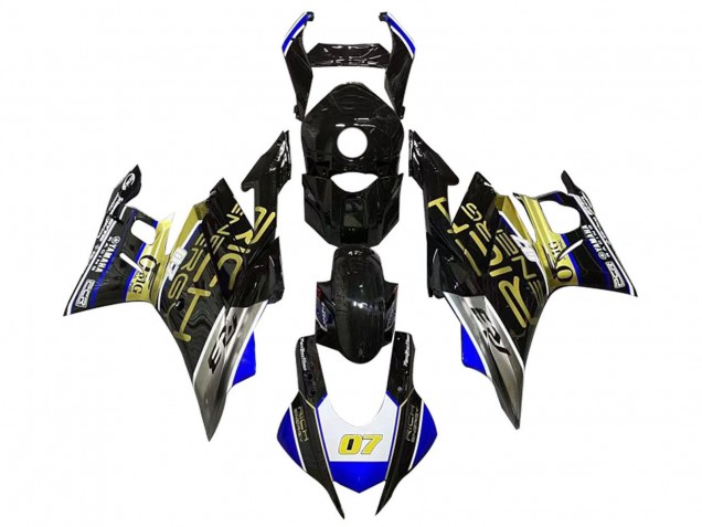 Carenado Moto Yamaha YZF R3/R25 2019-2021 - Blanco Azul Negro Oro Trick Star 07