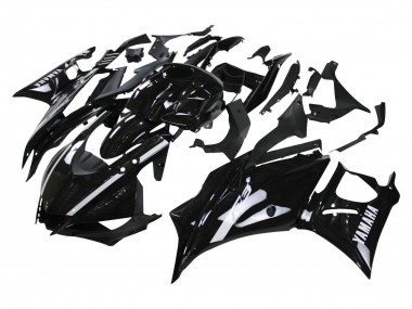 Carenado Moto Yamaha YZF R3/R25 2019-2021 - Negro Brillante Blanco