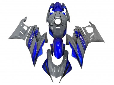 Carenado Moto Yamaha YZF R3/R25 2019-2021 - Gris Azul Negro