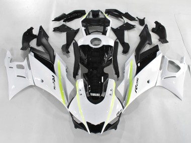Carenado Moto Yamaha YZF R3/R25 2019-2021 - Blanco Verde Negro