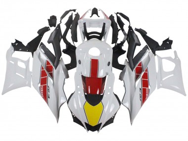 Carenado Moto Yamaha YZF R3/R25 2019-2021 - Blanco Rojo Amarillo Negro