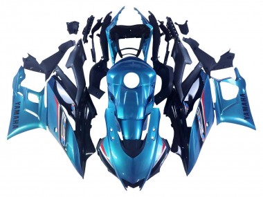 Carenados Moto Yamaha YZF R3/R25 2022-2024 - Azul Blanco Rojo Negro