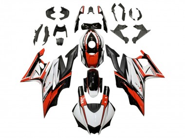 Kits Carenados Moto Yamaha YZF R3/R25 2022-2024 - Blanco Rojo Negro