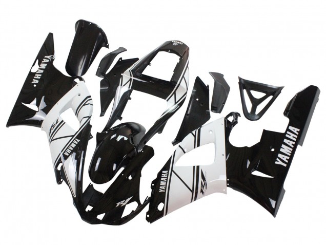Carenado Moto Yamaha YZF 1000 R1 2000-2001 - Blanco Negro
