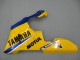 Carenado Moto Yamaha YZF 1000 R1 2000-2001 - Blanco Amarillo Azul Motul Camello