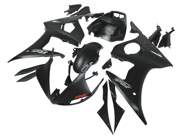 Carenado Moto Yamaha YZF R6S 2006-2009 - Negro Mate