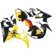 Carenado Moto Yamaha YZF R6S 2006-2009 - Amarillo Rojo Negro Brillante 46