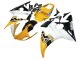 Carenado Moto Yamaha YZF R6S 2006-2009 - Amarillo Blanco Negro Brillante