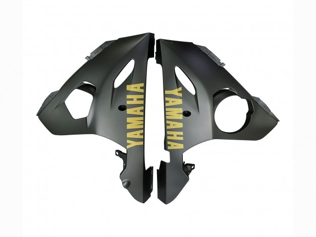 Carenado Moto Yamaha YZF R6S 2006-2009 - Gris Mate Negro Mate Oro Calcomanías