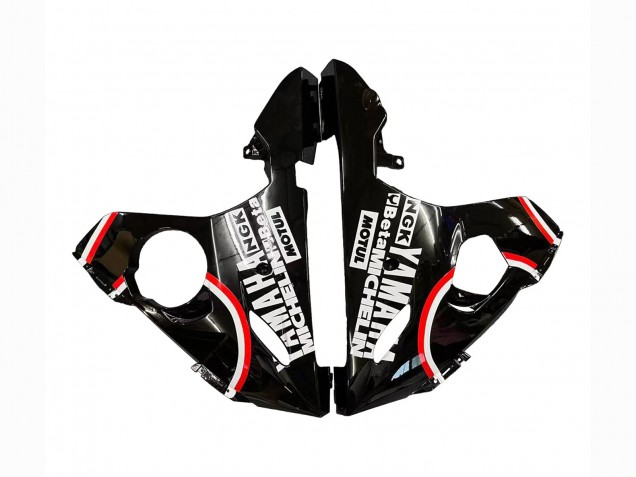 Carenado Moto Yamaha YZF R6S 2006-2009 - Negro Brillante Rojo Blanco Lucky Strike Motul