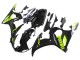 Carenado Moto Yamaha YZF R6S 2006-2009 - Negro Brillante Neon Amarillo