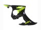 Carenado Moto Yamaha YZF R6S 2006-2009 - Negro Brillante Neon Amarillo