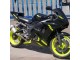Carenado Moto Yamaha YZF R6S 2006-2009 - Negro Brillante Neon Amarillo