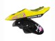 Carenado Moto Yamaha YZF R6S 2006-2009 - Amarillo Rosa Negro Brillante Rossi Repsol 46