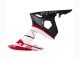Carenado Moto Yamaha YZF R6S 2006-2009 - Rojo Blanco Negro Mate