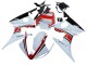 Carenado Moto Yamaha YZF R6S 2006-2009 - Blanco Rojo Negro Brillante