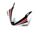 Carenado Moto Yamaha YZF R6S 2006-2009 - Blanco Rojo Negro Brillante Motul