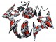 Carenado Moto Yamaha YZF R6S 2006-2009 - Negro Rojo Gris Camouflage