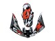 Carenado Moto Yamaha YZF R6S 2006-2009 - Negro Rojo Gris Camouflage