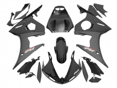 Carenado Moto Yamaha YZF R6S 2006-2009 - Negro Brillante Negro Mate