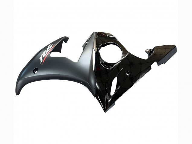Carenado Moto Yamaha YZF R6S 2006-2009 - Negro Brillante Negro Mate Oro Camaleón