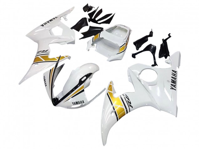 Carenado Moto Yamaha YZF R6S 2006-2009 - Blanco Oro