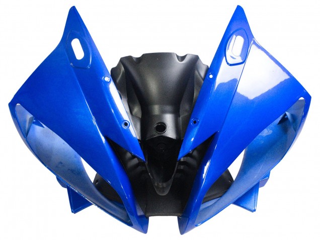 Carenado Moto Yamaha YZF 600 R6 2006-2007 - Azul Blanco Negro Brillante