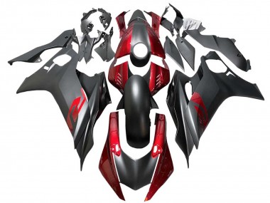 Carenado Moto Yamaha YZF 600 R6 2017-2023 - Rojo Negro Mate