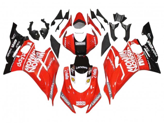 Carenado Moto Yamaha YZF 600 R6 2017-2023 - Rojo Negro