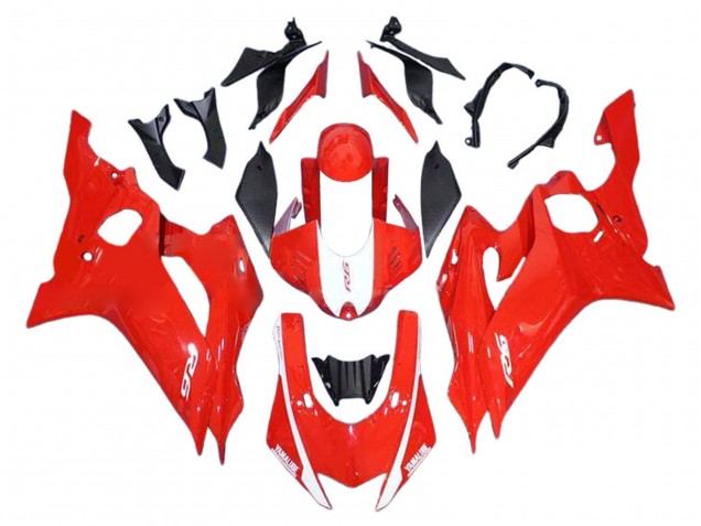 Carenado Moto Yamaha YZF 600 R6 2017-2023 - Rojo Blanco