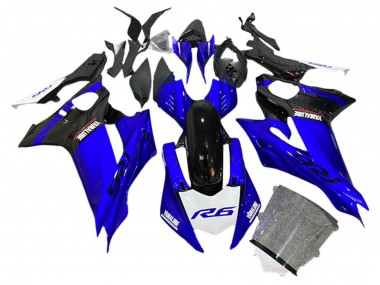 Carenado Moto Yamaha YZF 600 R6 2017-2023 - Azul Negro Blanco