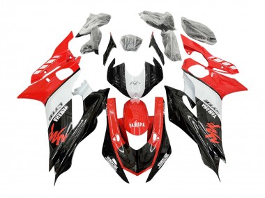 Carenado Moto Yamaha YZF 600 R6 2017-2023 - Blanco Rojo Negro GYTR Yamalube