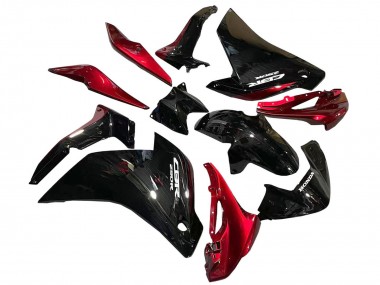 Carenado Moto Honda CBR250RR 2011-2015 - Negro Brillante Rojo