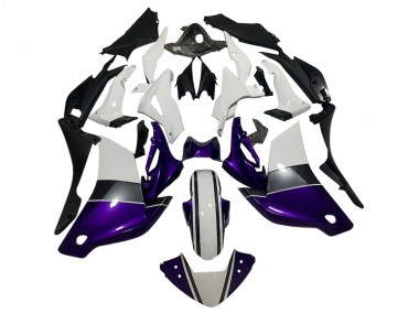 Carenado Moto Honda CBR250RR 2011-2015 - Blanco Púrpura Oscuro Negro