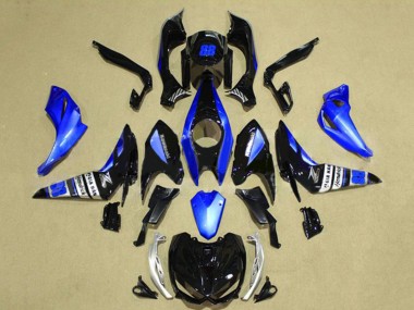 Carenados Moto Kawasaki Z1000 2014-2019 - Azul Negro Brillante
