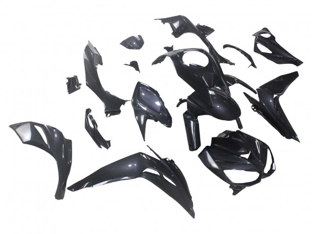 Carenado Moto Kawasaki Z1000 2014-2019 - Negro FibraCarbono
