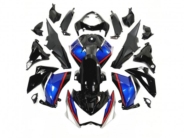 Carenado Moto Kawasaki Z1000 2014-2019 - Negro Brillante Negro Mate Azul Rojo Blanco