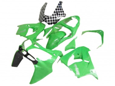 Carenado Moto Kawasaki ZX9R 2000-2001 - Verde Negro Blanco Ninja