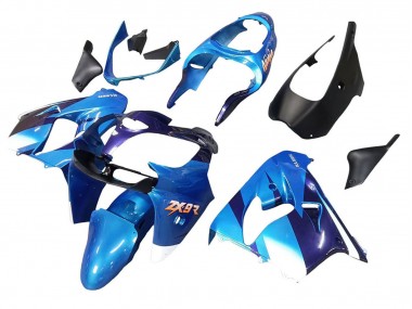 Carenado Moto Kawasaki ZX9R 2000-2001 - Azul Negro