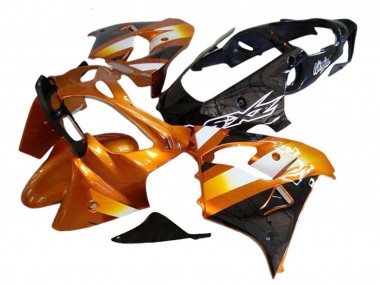 Carenado Moto Kawasaki ZX9R 2000-2001 - Naranja Negro