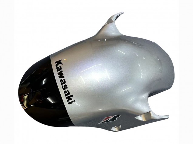 Carenado Moto Kawasaki ZX9R 2002-2003 - Plata Negro Brillante Monstruo Elf