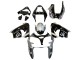 Carenado Moto Kawasaki ZX9R 2002-2003 - Plata Negro Brillante Monstruo Elf