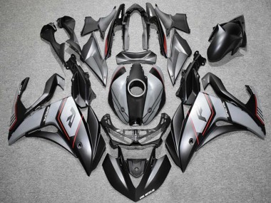 Carenado Moto Yamaha YZF R3 2015-2018 - Nardo Gris Rojo Negro