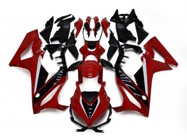 Carenados Moto Honda CBR650R 2021-2023 - Rojo Granate Negro Brillante
