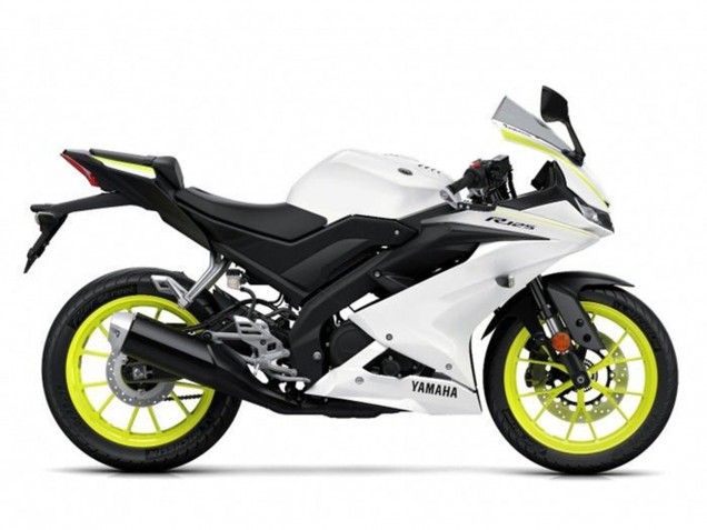 Carenado Moto Yamaha YZF R125 2019-2024 - Blanco Amarillo