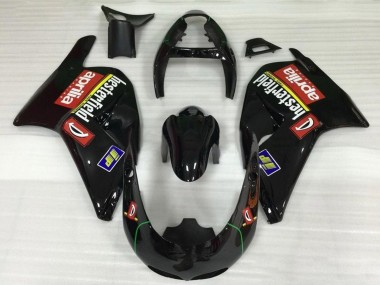 Carenado Moto Aprilia RS250 1995-1997 - Negro Brillante Rojo