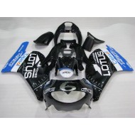 Carenado Moto Aprilia RS250 1995-1997 - Negro Brillante Blanco Azul Lotus