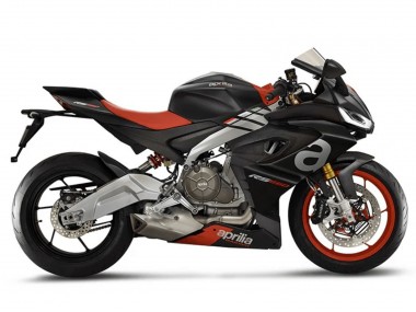 Carenado Moto Aprilia RS660 2020-2024 - Negro Mate Plata Rojo