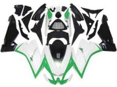 Carenado Moto Aprilia RSV4 1000 2009-2015 - Blanco Verde Negro