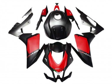 Kits Carenados Moto Aprilia RSV4 1000 2009-2015 - Negro Mate Rojo Gris